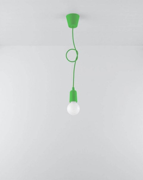 Sollux Lampa wisząca DIEGO 1 zielony