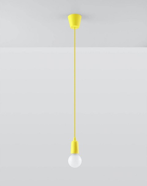 Sollux Lampa wisząca DIEGO 1 żółta