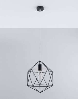 Sollux Lampa wisząca GASPARE czarna