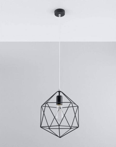 Sollux Lampa wisząca GASPARE czarna