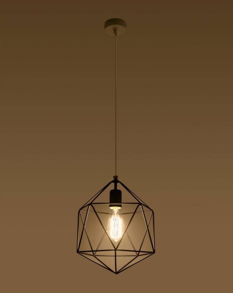 Sollux Lampa wisząca GASPARE czarna