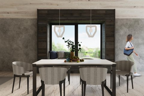 Sollux Lampa wisząca TRES biała