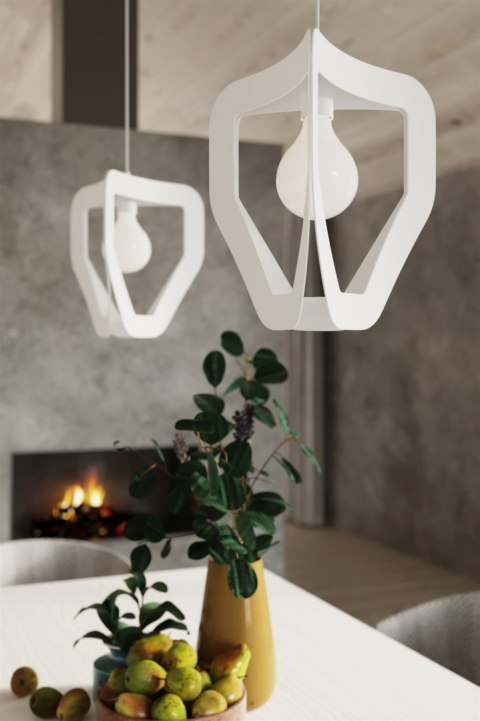 Sollux Lampa wisząca TRES biała