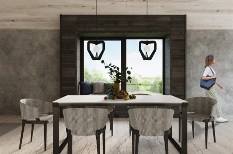 Sollux Lampa wisząca TRES czarna