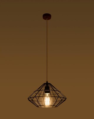 Sollux Lighting Lampa wisząca UMBERTO czarna