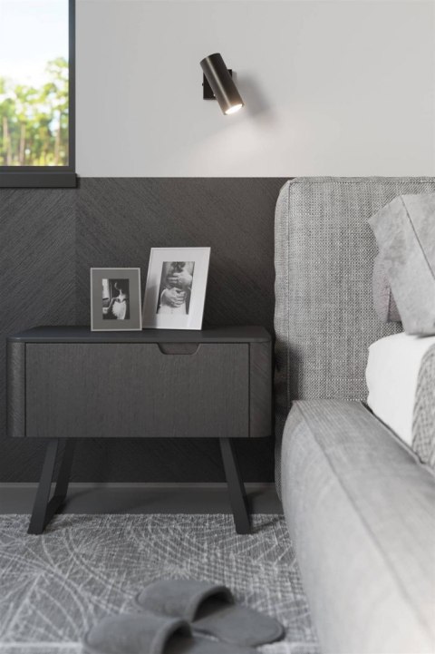 Sollux Lampa Plafon DIREZIONE 1 czarny