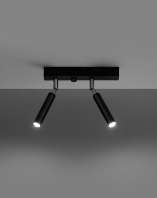 Sollux Lighting Plafon EYETECH 2 czarny