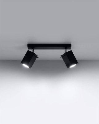 Sollux Lighting Plafon MERIDA 2 czarny