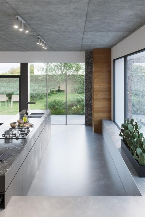 Sollux Lampa Plafon MERIDA 4 szary