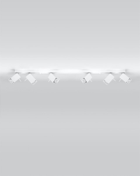 Sollux Lampa Plafon MERIDA 6L biały