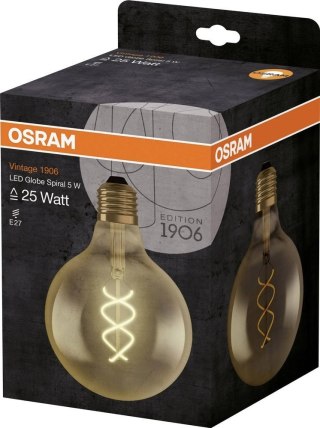 Żarówka LED E27 4,5W 280LM 2000K vintage globe 125 27 Osram