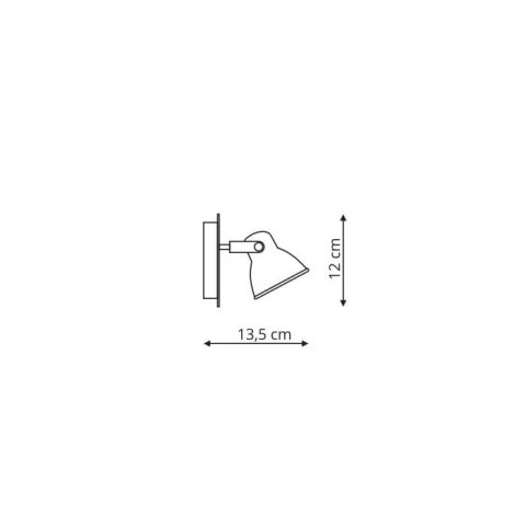 Kinkiet Bolzano 1xGU10 LP-8067/1W nikiel