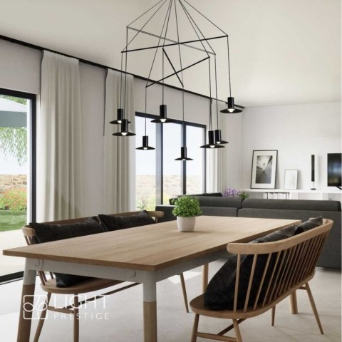 Lampa wisząca Hat 8xLED biała LP-1661/8P WH