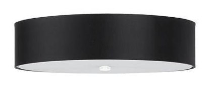 Sollux Lighting Plafon SKALA 50 czarny