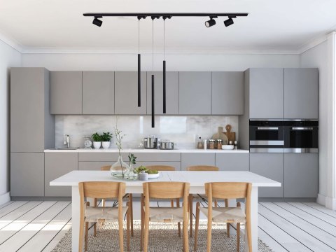 Reflektor Snow 1F czarny 1xGU10 Light Prestige