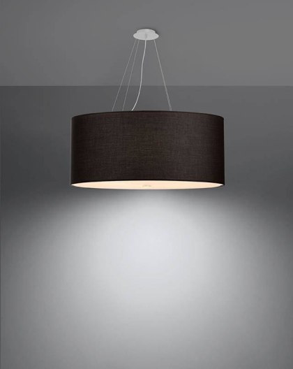 Sollux Lighting Żyrandol OTTO 70 czarny