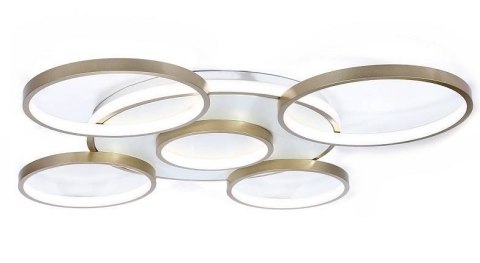 LAMPA DEKORACYJNA SUFIT 120W ZŁOTA + PILOT DL-Z03