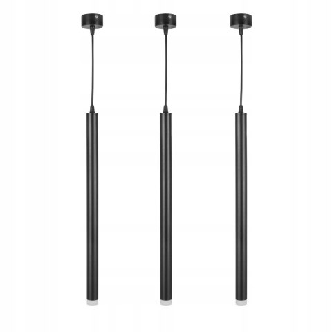 LAMPA SOPEL LED CZARNA