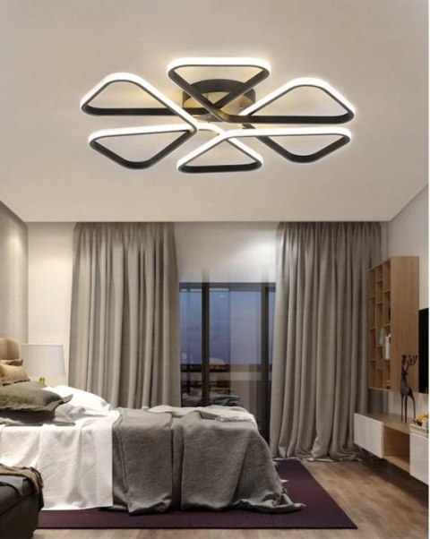 Lampa wiszące Trójkąty 72W + Pilot DL-C01