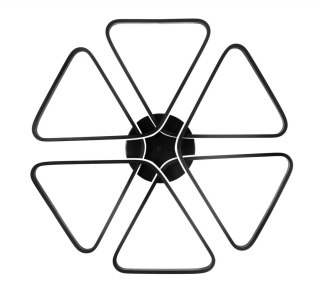 Lampa wiszące Trójkąty 72W + Pilot DL-C01