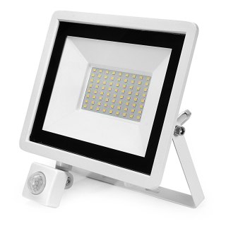 Syntron NAŚWIETLACZ Z CZUJNIKIEM RUCHU BIAŁY 50W NEUTRALNY 4000K