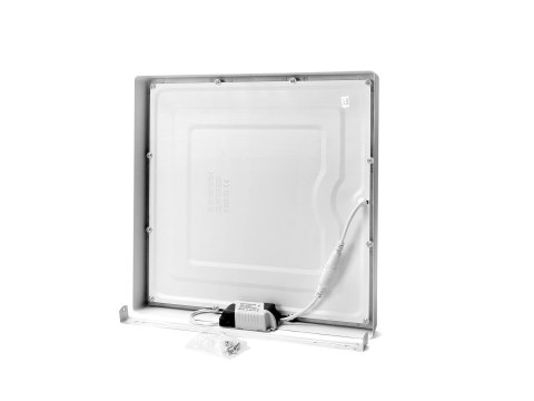Syntron Panel LED NATYNKOWY PLAFON SUFITOWY KWADRAT LAMPA 24W biała neutralna