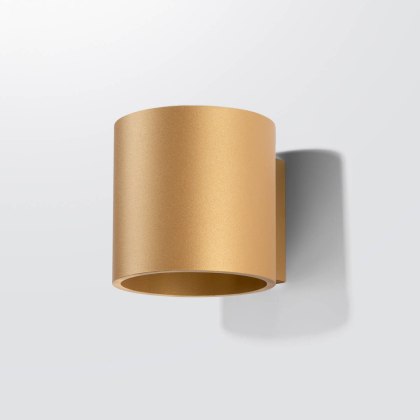 Sollux Lighting Kinkiet ORBIS 1 złoty