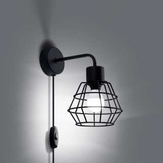 Sollux Lighting Kinkiet SUBA czarny