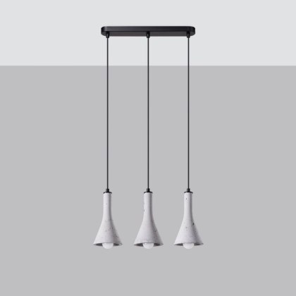 Sollux Lighting Lampa wisząca REA 3L beton