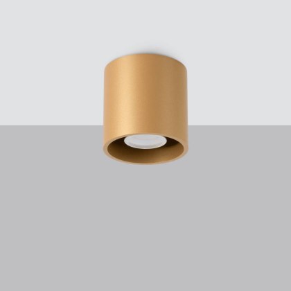 Sollux Lighting Plafon ORBIS 1 złoty