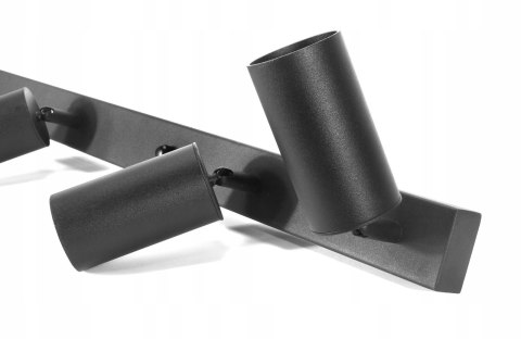 LAMPA SZYNA CZARNA 6 X GU10