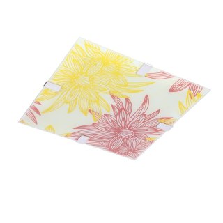 Lampa Sufitowa Candellux Georgia 10-45362 Plafon 16W Led Czerwono Żółty 6500K