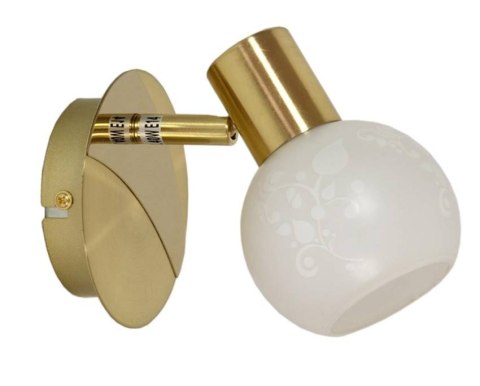 Lampa ścienna kinkiet candellux avila 91-07100 e14 mosiądz