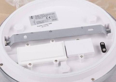 PLAFON ŁAZIENKOWY LAMPA SUFITOWA IP44 LED 22,5 CM 3000K CHROM+GRANILA Pixel