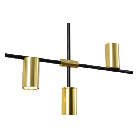 Lampa wisząca Arizona czarno - złota 6xGU10 Light Prestige