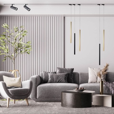 Reflektor do szynoprzewodów Ice 3F czarny 1xGU10 Light Prestige