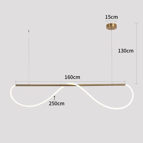 Lampa wisząca Meleca M 1xLED LP-2345/1P M