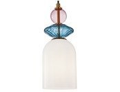 Lampa wisząca Tropea 1xE27 biała, średnia LP-2004/1P M WH