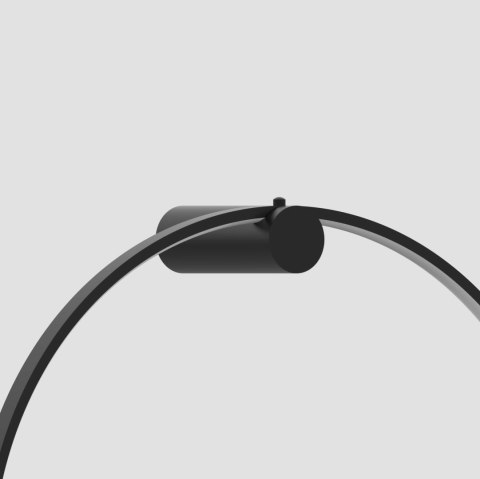 Kinkiet Lampa Ścienna Mirror duży 1xLED czarny LP-999/1W L BK