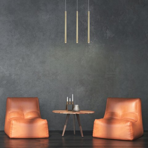 Lampa wisząca Lungo 3 linia złota 3xG9 Light Prestige