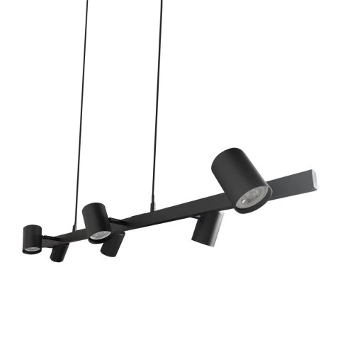 Light Prestige Lampa wisząca Snow 6 czarna 6xGU10