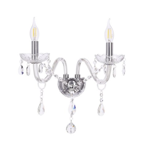 Cristallo kinkiet 2x40W E14 transparentny 22-30276