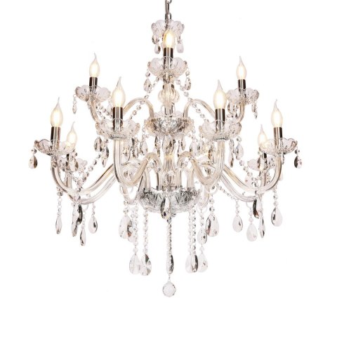 Cristallo lampa wisząca chromowy 12x40W E14 transparentny 30-30375