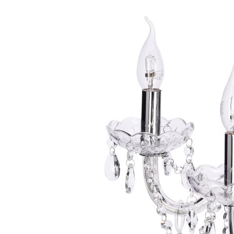 Cristallo lampa wisząca chromowy 8x40W E14 transparentny