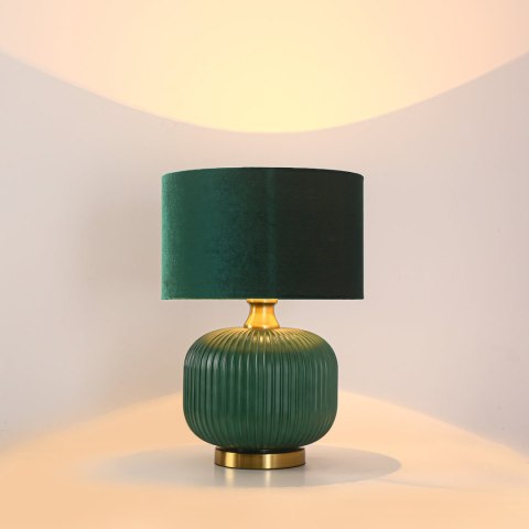 Light Prestige Lampa stołowa Tamiza 48 cm zielona 1xE27