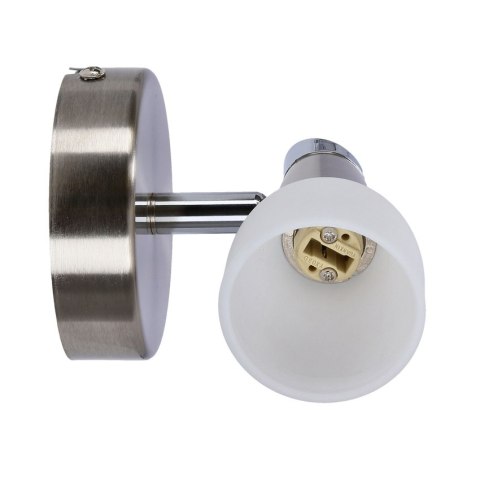 Lampa ścienna kinkiet 1X40W G9 Mat/Chrom biały SELIA 91-69979