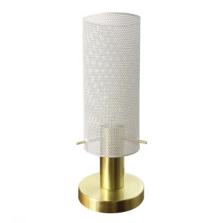 Lampa biurkowa Tirana biała 1xE27 Light Prestige