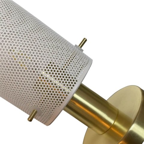 Lampa biurkowa Tirana biała 1xE27 Light Prestige