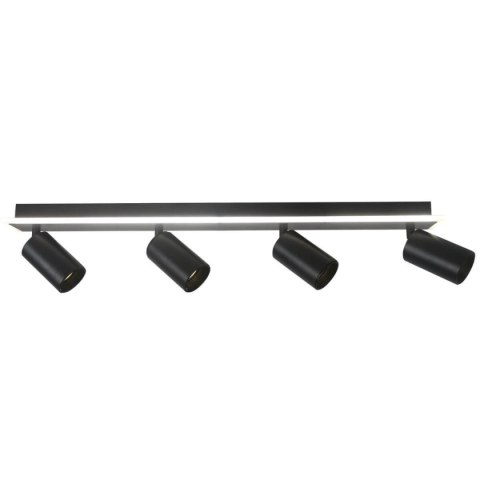 Zestaw reflektorów plafon Parma czarny 4xGU10 plus LED Light Prestige