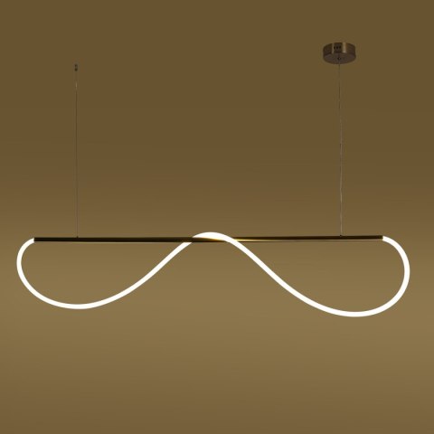 Lampa wisząca Meleca M złota LED CCT Light Prestige